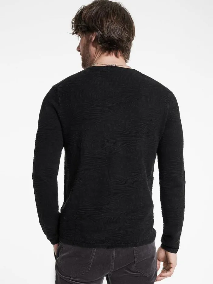 Fashion John Varvatos MERCER CREW BLACK