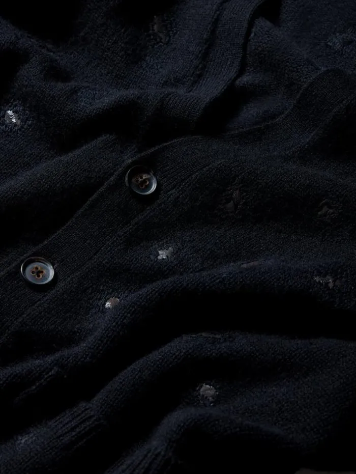 Cheap John Varvatos MIRADOR CARDIGAN BLACK