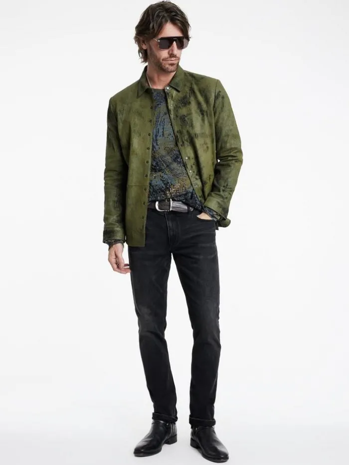 Flash Sale John Varvatos MORENA CREWNECK SWEATER AVOCADO