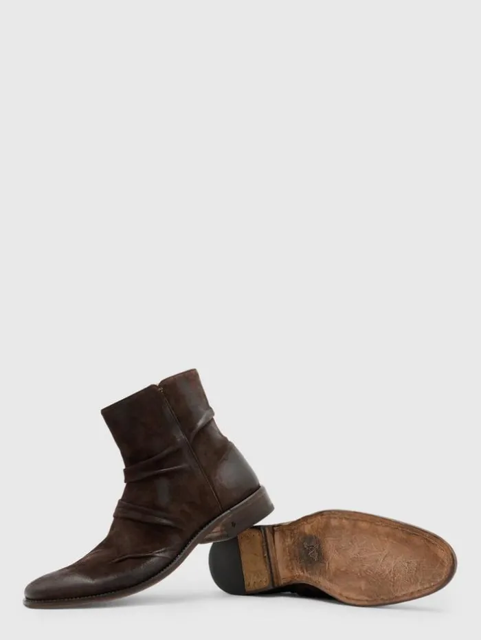 Shop John Varvatos MORRISON SHARPEI BOOT CHOCOLATE