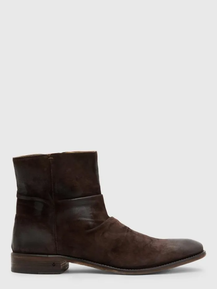 Shop John Varvatos MORRISON SHARPEI BOOT CHOCOLATE