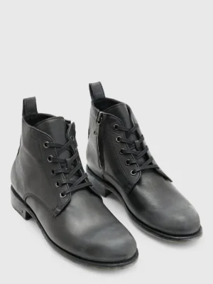 Store John Varvatos MOTO LACE BOOT CHARCOAL