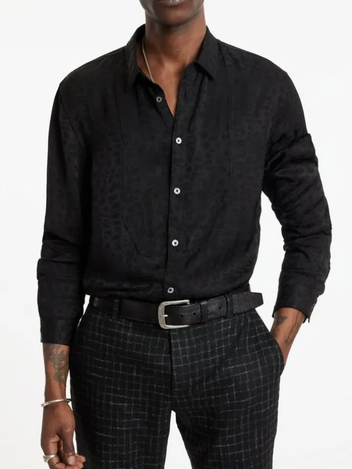 Discount John Varvatos NASH SHIRT BLACKTINT