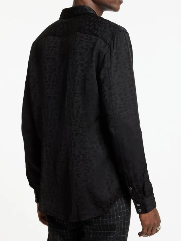 Discount John Varvatos NASH SHIRT BLACKTINT