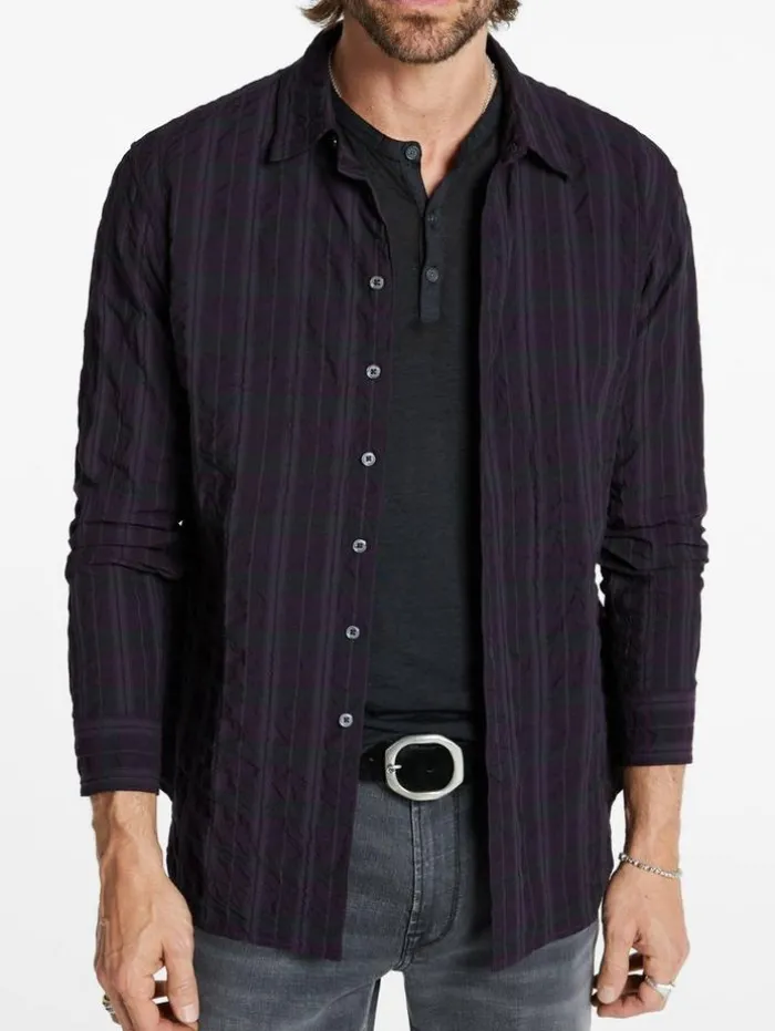 Cheap John Varvatos NYE SHIRT REGALPURPLE