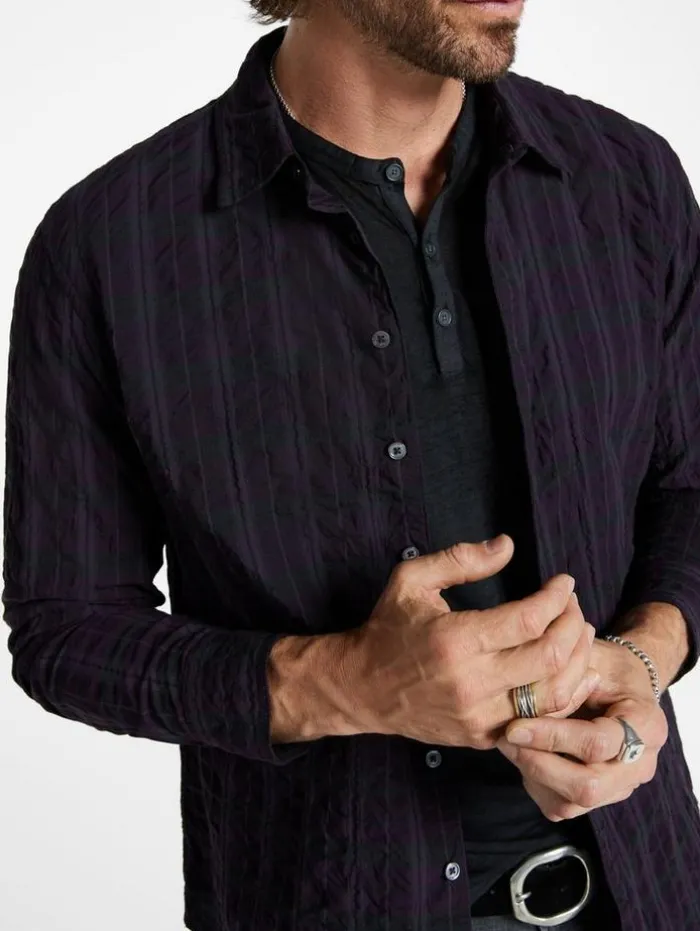 Cheap John Varvatos NYE SHIRT REGALPURPLE