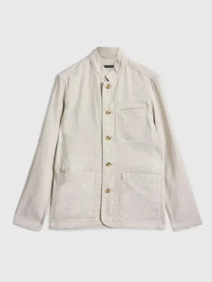 Hot John Varvatos OFFICER FIELD JACKET ECRU