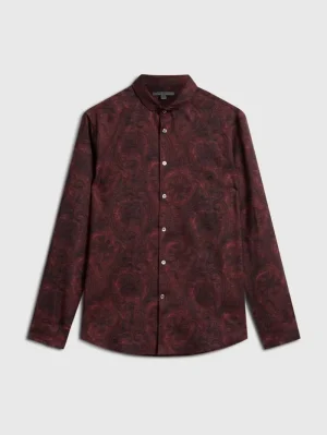 Cheap John Varvatos ORCHARD SHIRT BERRY