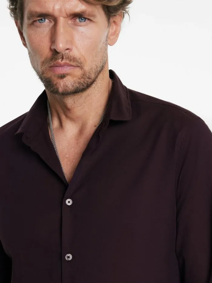Best Sale John Varvatos ORCHARD SHIRT DARKPLUM