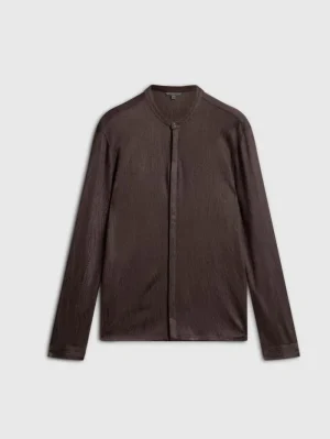 Discount John Varvatos OTAVIO SHIRT CHOCOLATE