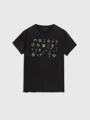 Sale John Varvatos PENDANTS TEE BLACK