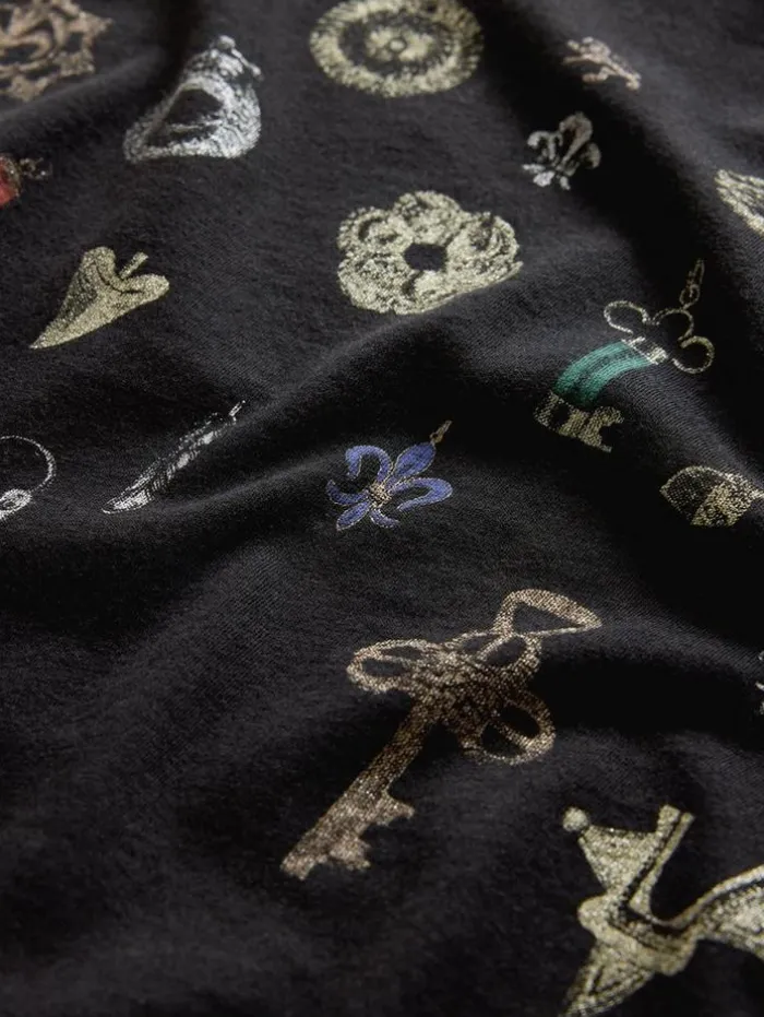 Sale John Varvatos PENDANTS TEE BLACK