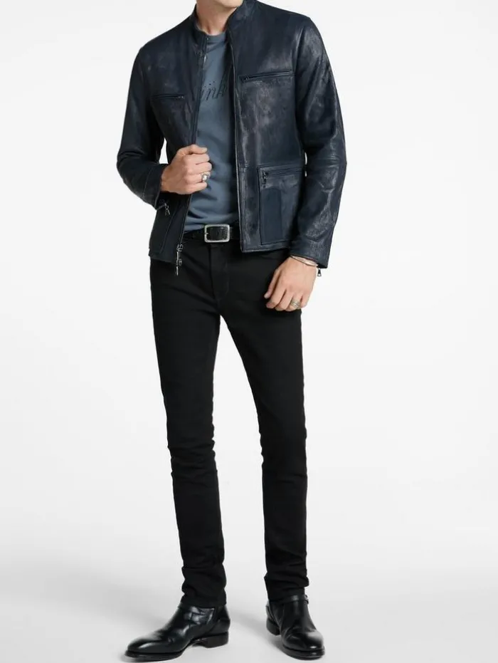 Flash Sale John Varvatos PUNK OFF TEE DKSTEELHTR