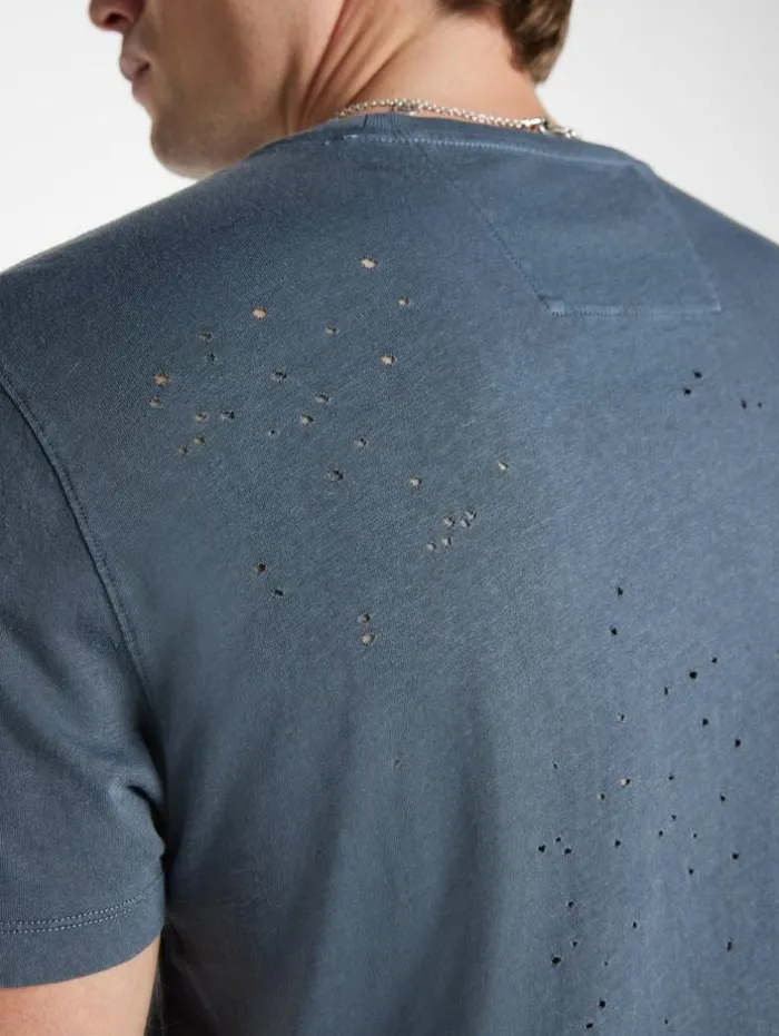 Flash Sale John Varvatos PUNK OFF TEE DKSTEELHTR