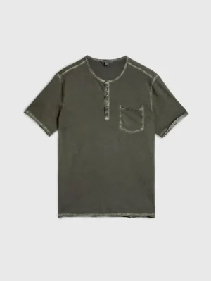 Best John Varvatos REX HENLEY DEEPOLIVE