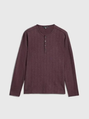 Discount John Varvatos RICHARD HENLEY DARKPLUM