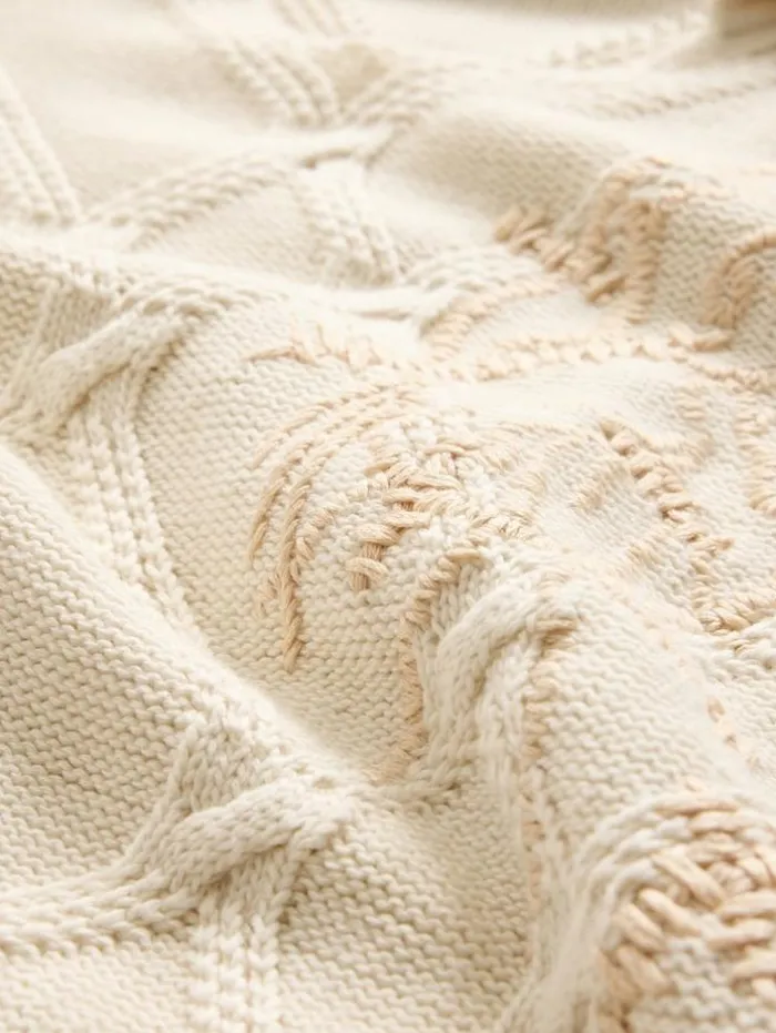 Clearance John Varvatos ROBIN SWEATER POLO ECRU