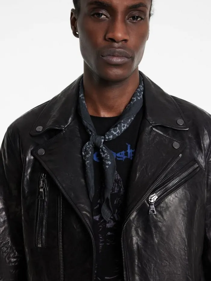 New John Varvatos ROCKINGHAM SCARF CARBON