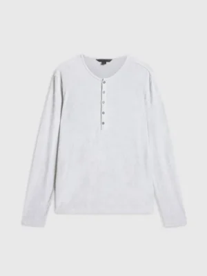 Discount John Varvatos ROSARIO HENLEY CHARCOAL/TURTLEDOVE