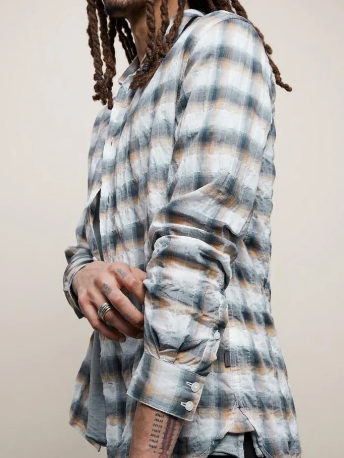 Store John Varvatos ROSS SHIRT HAZYBLUE