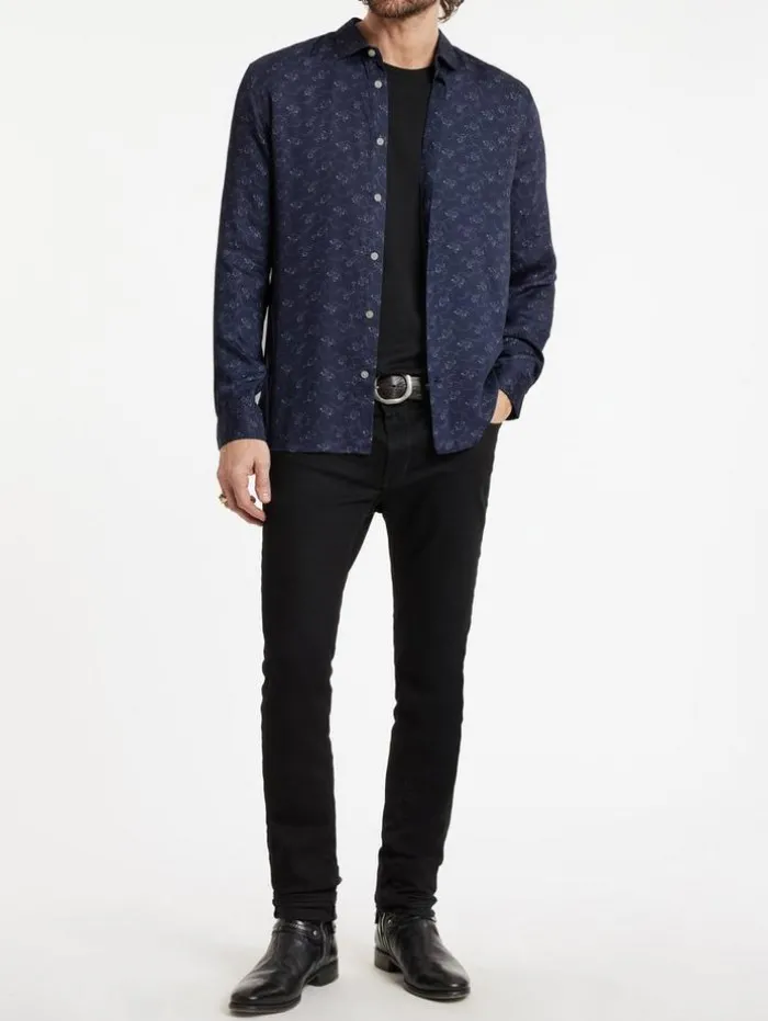 Best Sale John Varvatos ROSS SHIRT TWILIGHT