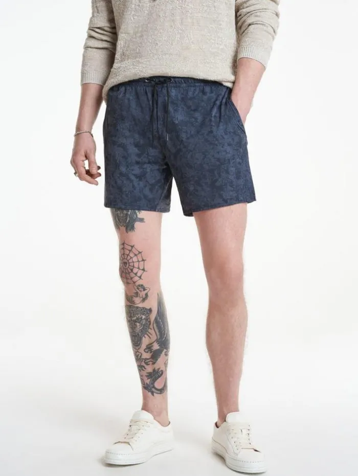Outlet John Varvatos SAN BENITO SWIM SHORTS BLACK