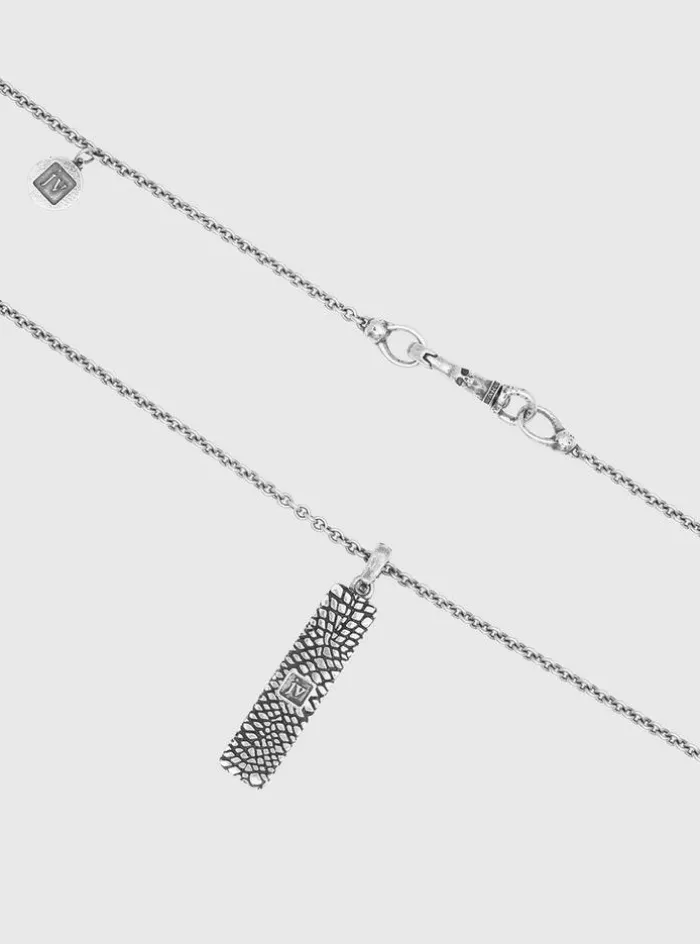 Online John Varvatos SNAKESKIN PENDANT NECKLACE NOCOLOR