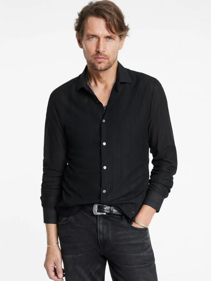 Store John Varvatos STELLA DRESS SHIRT BLACK