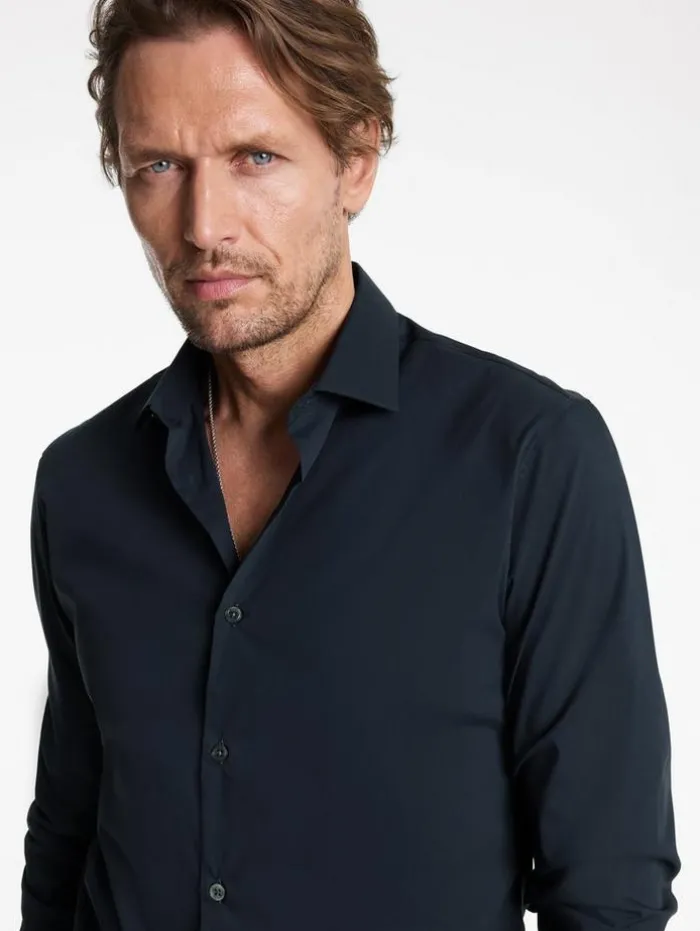 Best Sale John Varvatos STELLA DRESS SHIRT NAVY