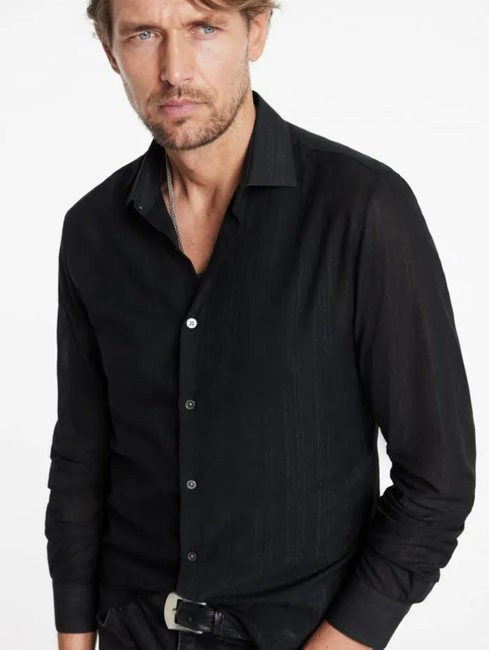 Store John Varvatos STELLA DRESS SHIRT BLACK