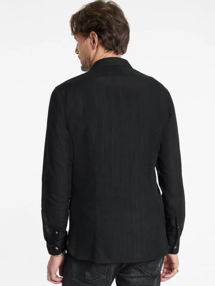 Store John Varvatos STELLA DRESS SHIRT BLACK