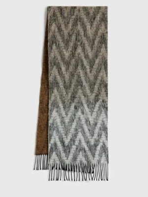 Cheap John Varvatos TAPE YARN SCARF CHAMOIS