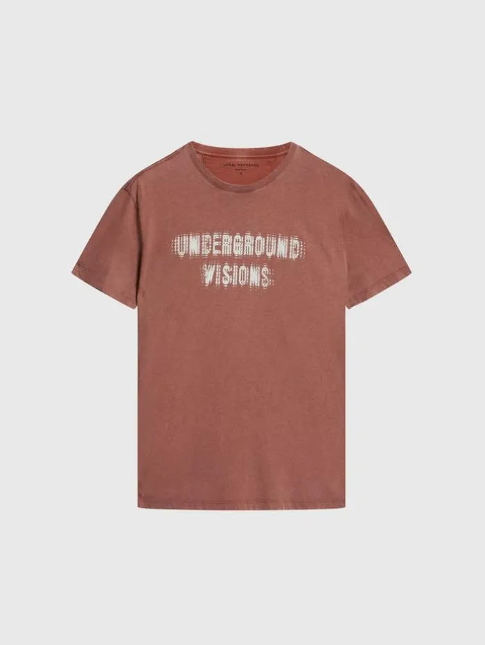 Best Sale John Varvatos UNDERGROUND VISIONS TEE GINGER