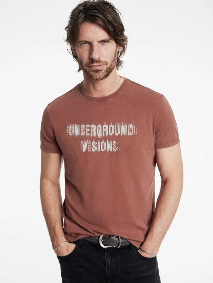 Best Sale John Varvatos UNDERGROUND VISIONS TEE GINGER