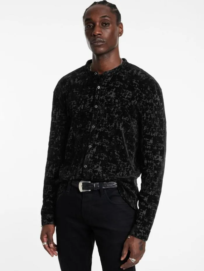 Discount John Varvatos VALENCA SHIRT BLACK
