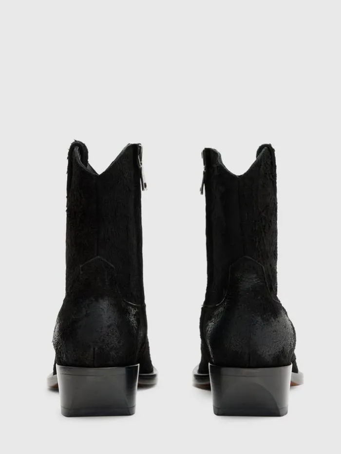 Outlet John Varvatos WALKER TIPPED WESTERN BOOT BLACK