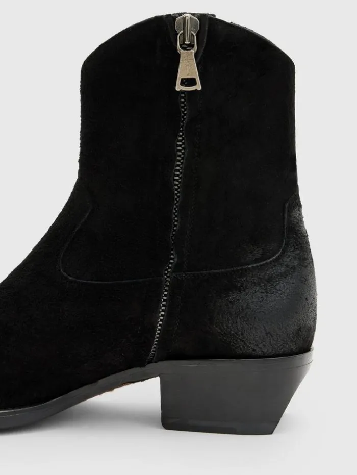 Outlet John Varvatos WALKER TIPPED WESTERN BOOT BLACK