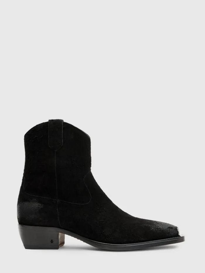 Outlet John Varvatos WALKER TIPPED WESTERN BOOT BLACK