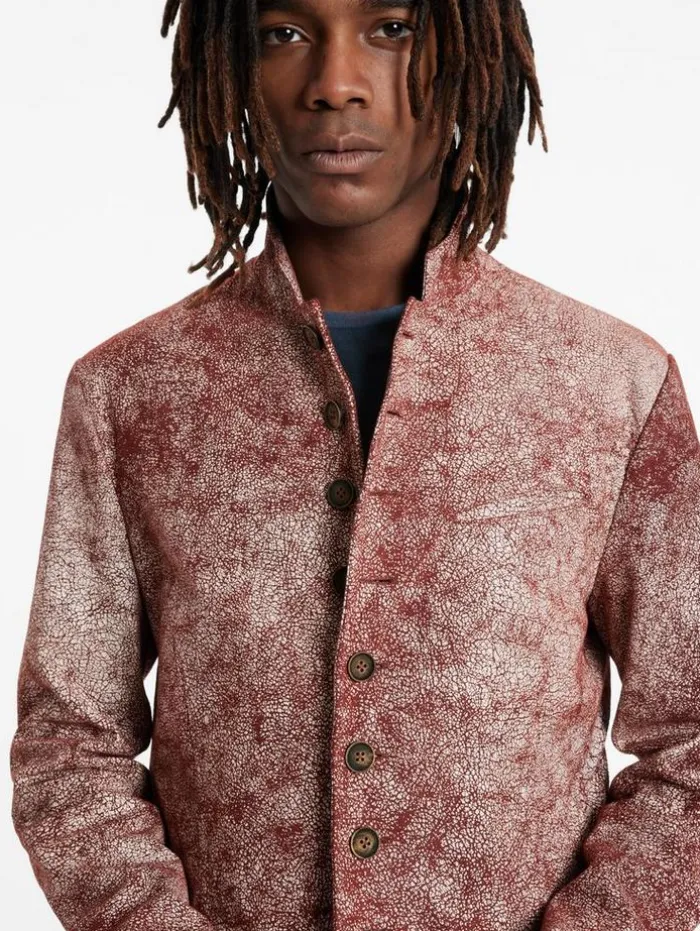 Discount John Varvatos WOODWARD JACKET CRANBERRY