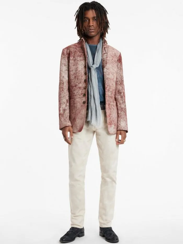 Discount John Varvatos WOODWARD JACKET CRANBERRY