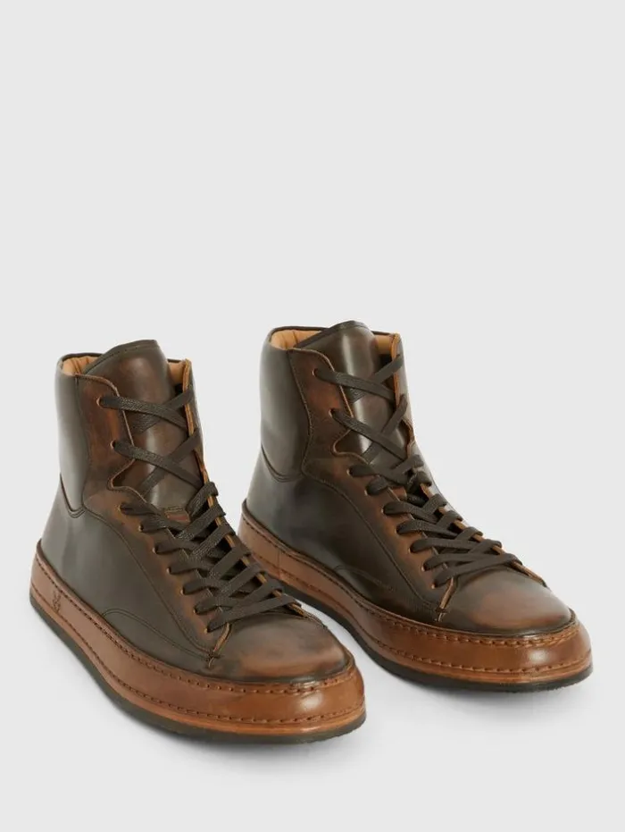 Fashion John Varvatos WOOSTER ARTISAN HIGH TOP WALNUT