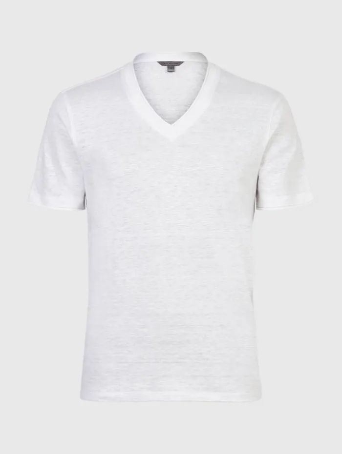 Outlet John Varvatos WOOSTER V-NECK WHITE